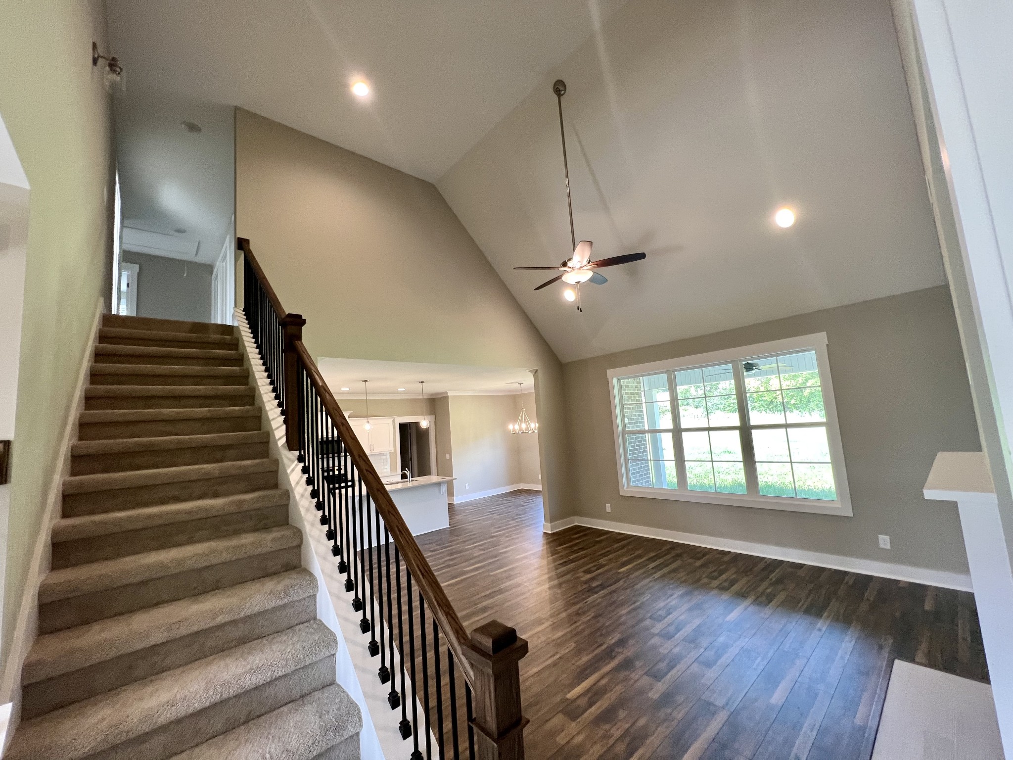 1442 Millstone Creek Road Lascassas, TN 37085 - Photo 9 of 30 an entryway in a hall with a window and wooden floor