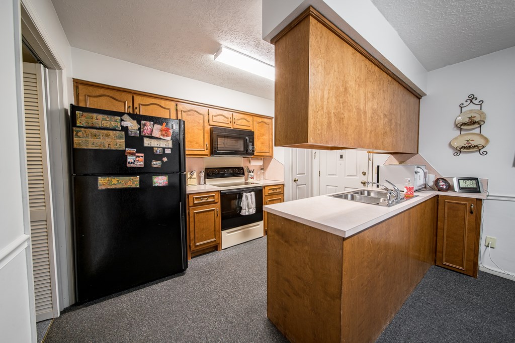 6101 River Road, Unit 42 Columbus, GA 31904 - Photo 13 of 28 a kitchen that has a sink and a stove in it