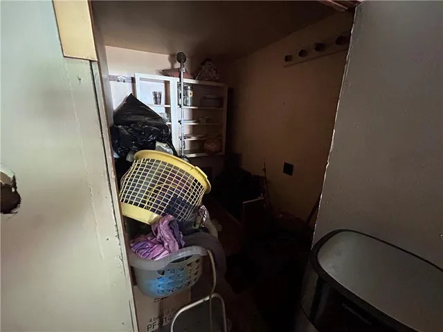 a view of a room with stair