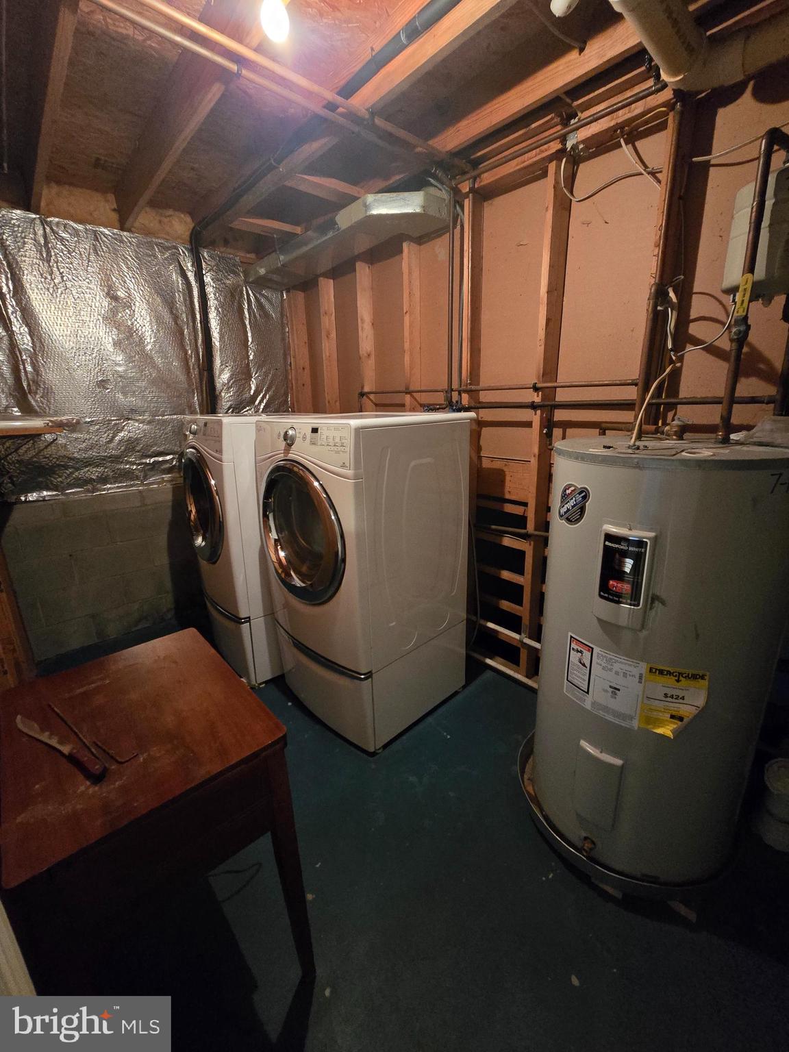9503 Hallhurst Road Nottingham, MD 21236 - Photo 14 of 17 a utility room with dryer and washer