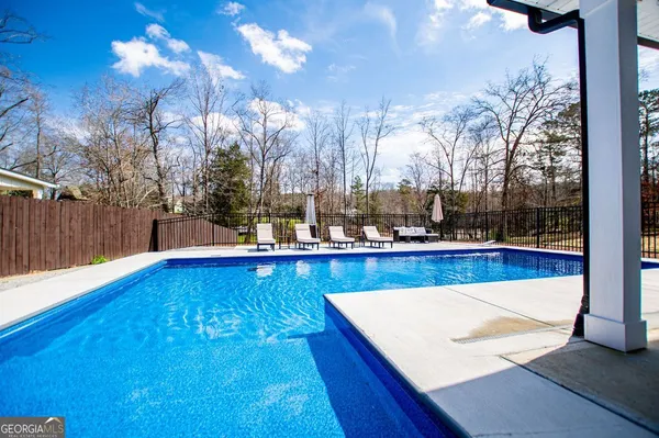 a view of a swimming pool