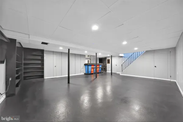 a view of storage and utility room