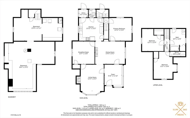 $199,900 | 310 North Bourne Street, Tolono, IL 61880