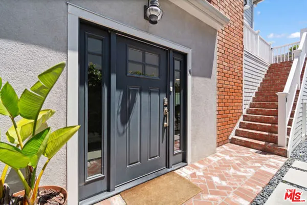 a view of a entryway door of the house