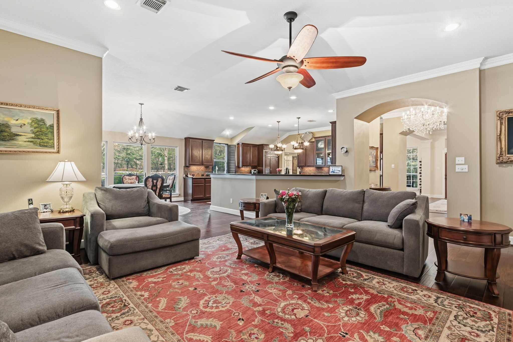 7514 Saddle Blanket Drive Waller, TX 77484 - Photo 50 of 50 Experience effortless entertaining in this spacious family room with an inviting open floor plan.