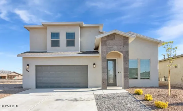 a house view with a outdoor space