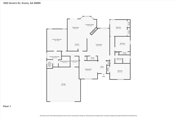 $350,000 | 1092 Severn Drive, Evans, GA 30809