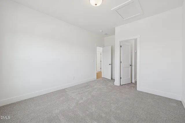 a view of an empty room