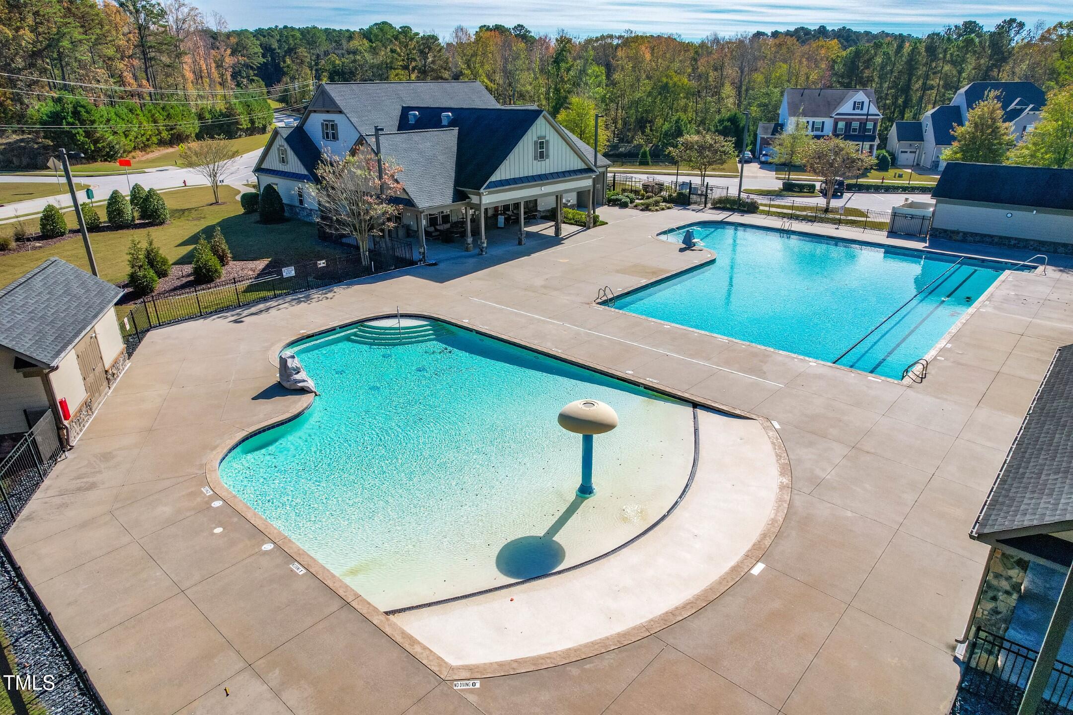 1805 Bodwin Lane Apex, NC 27502 - Photo 38 of 43 an aerial view of a swimming pool
