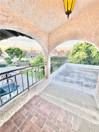 a view of a swimming pool with a backyard