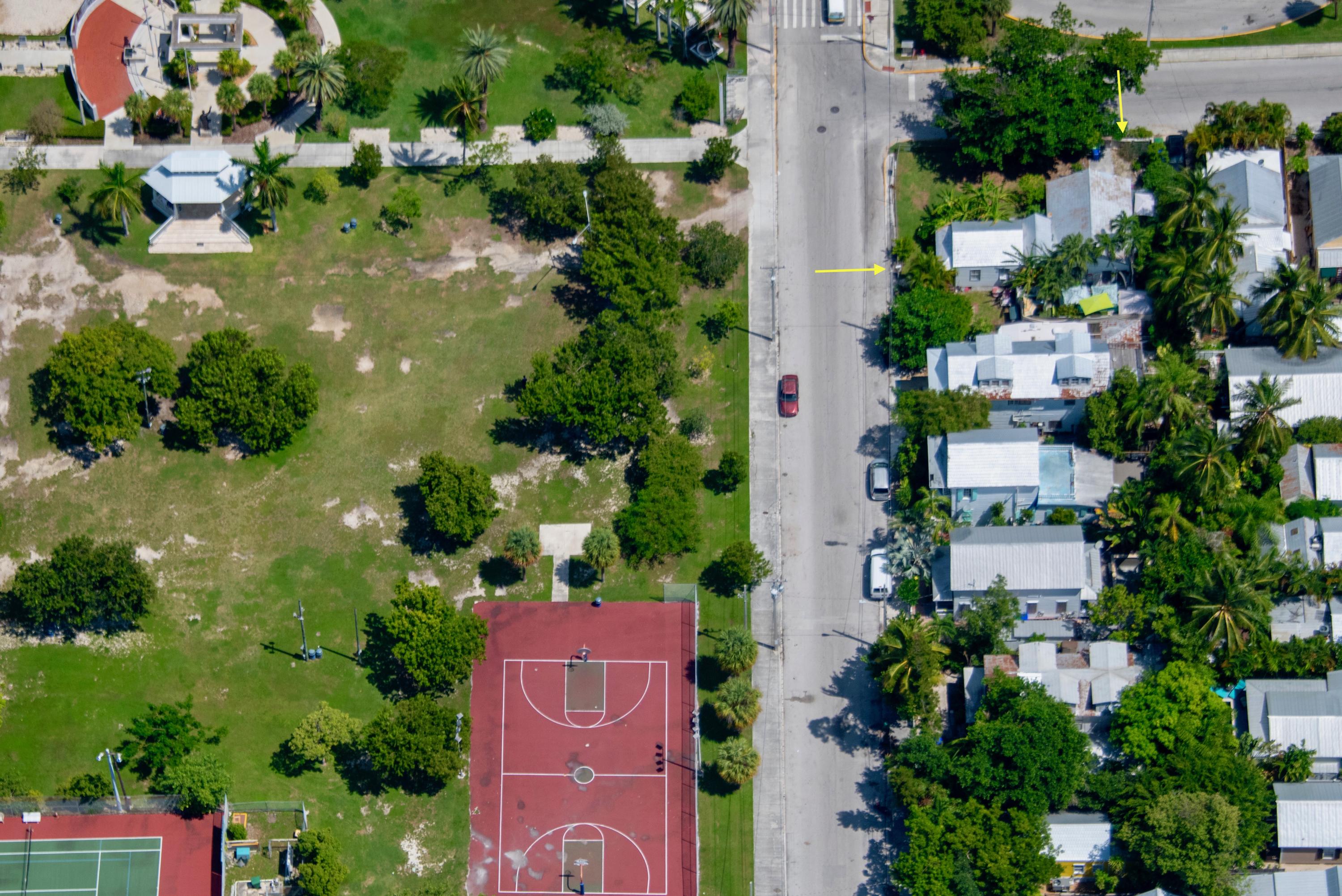 1438 Virginia Street Key West, FL 33040 - Photo 33 of 37 an aerial view of residential houses with outdoor space and street view
