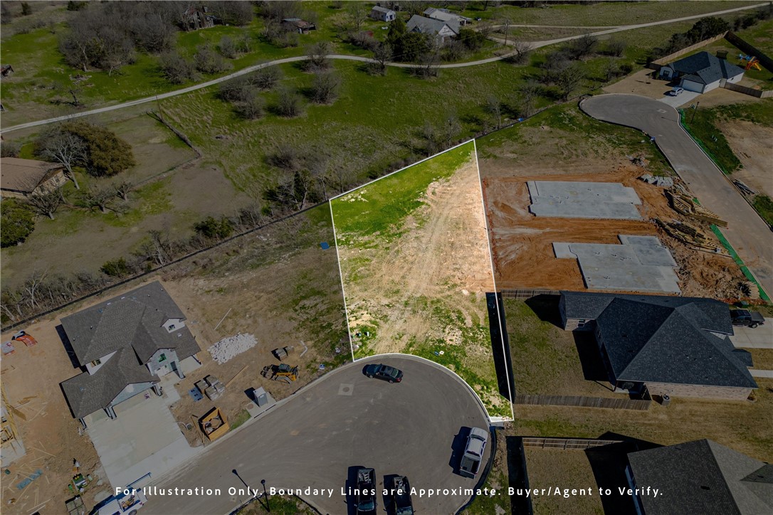 10916 Granada Drive Waco, TX 76708 - Photo 3 of 9 an aerial view of a house with a yard