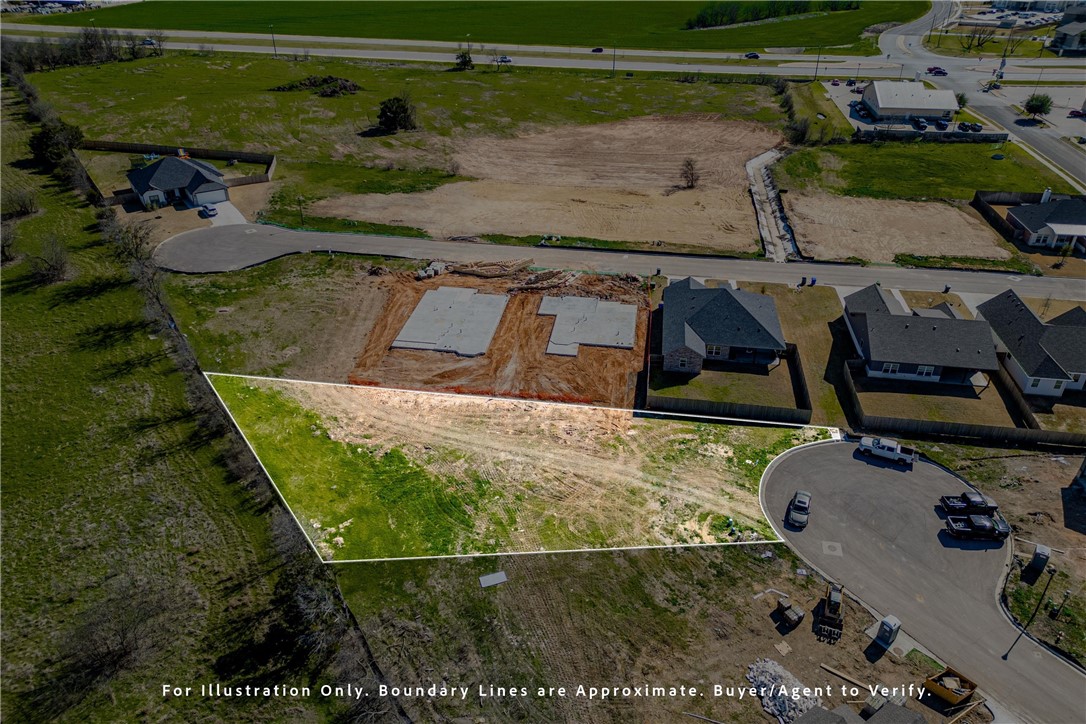 10916 Granada Drive Waco, TX 76708 - Photo 5 of 9 an aerial view of a house with a yard