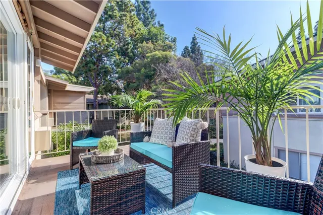 a view of balcony and patio
