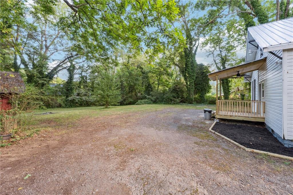 1820 Cassville Road Northwest Cartersville, GA 30121 - Photo 20 of 24 a view of backyard with green space