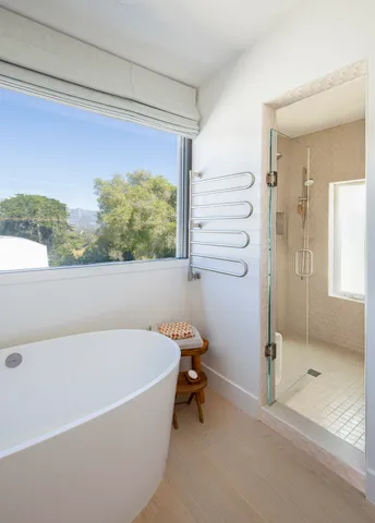 a view of a terrace with chairs