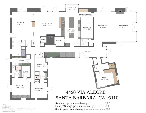 $9,250,000 | 4450 Via Alegre, Santa Barbara, CA 93110