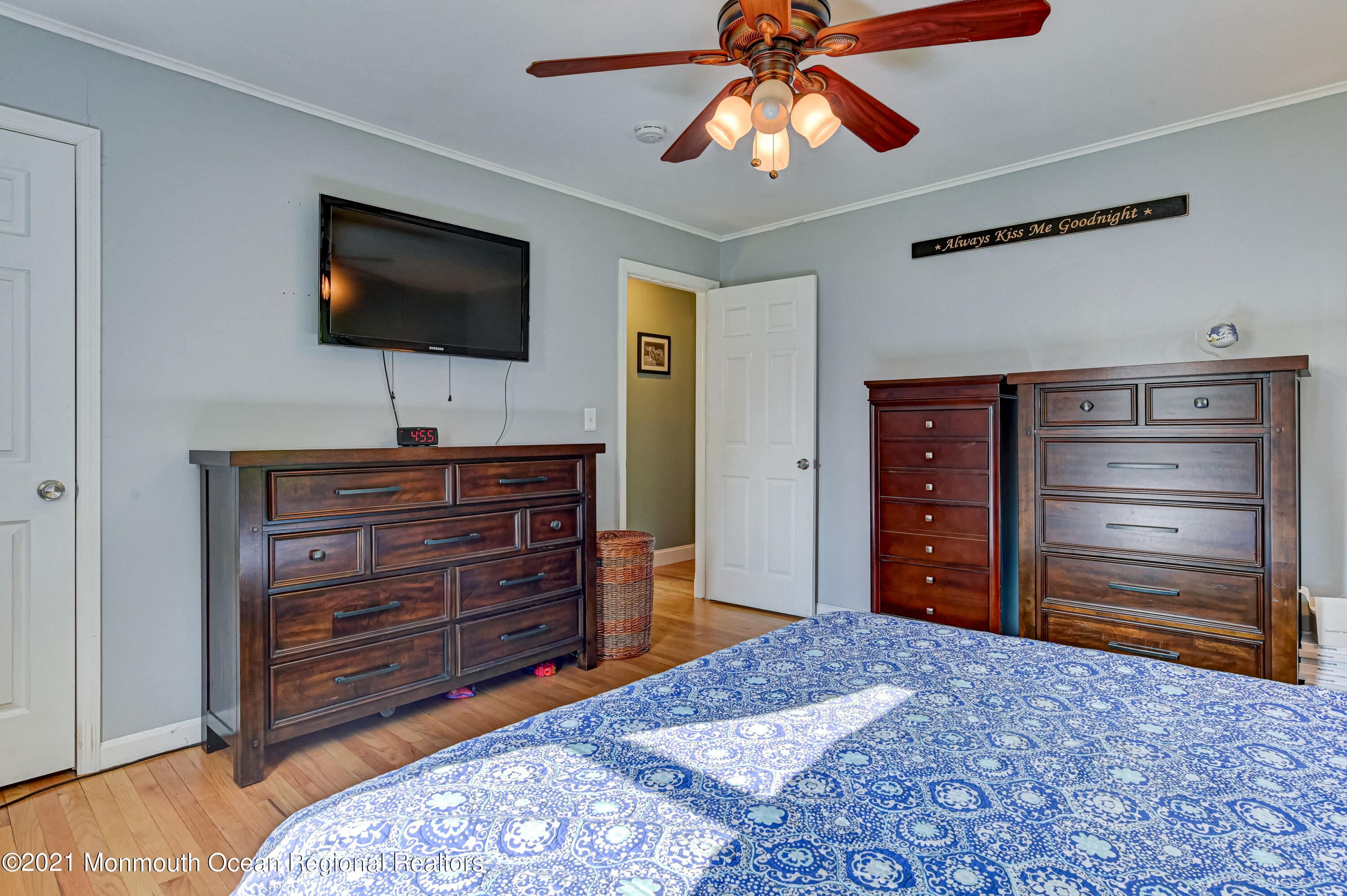 116 Bethany Road Hazlet, NJ 07730 - Photo 15 of 30 a bedroom with a bed and a television