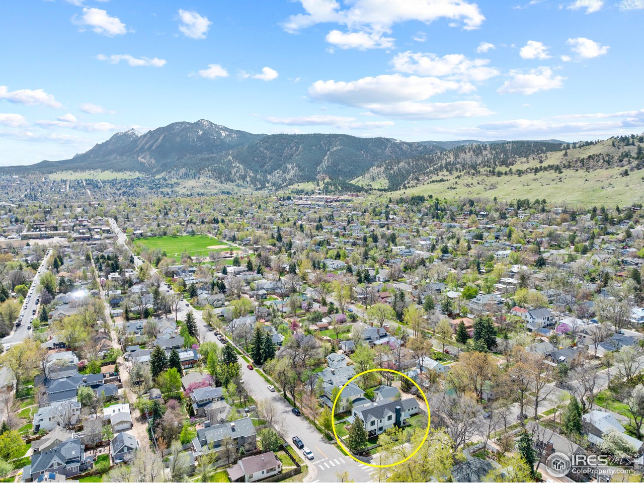 3191 9th Street Boulder, CO 80304 - Photo 14 of 40 view of city and mountain