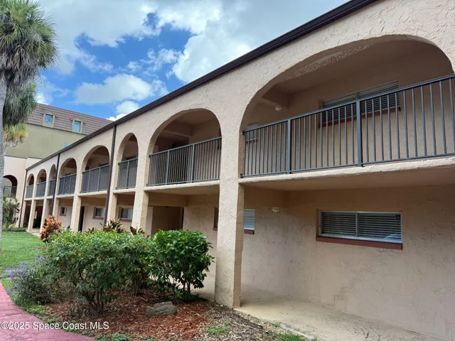 a front view of a building