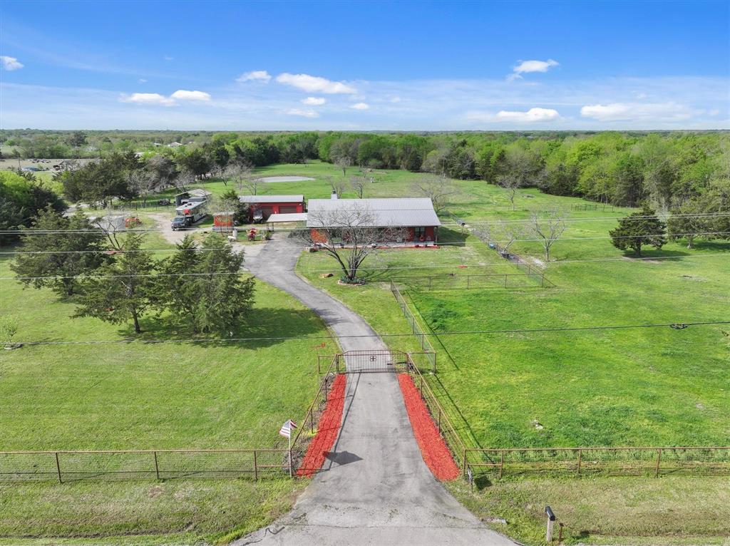 View of rural area with agricultural land at 9292 County Road 346 Terrell Tx in Able Springs