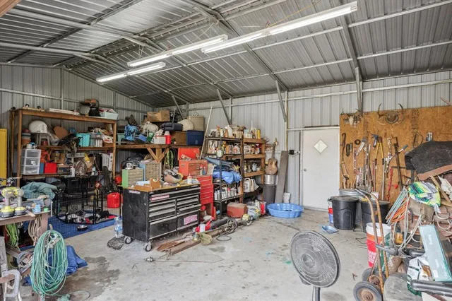 a view of storage and utility room