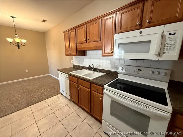 a kitchen that has a sink and a stove