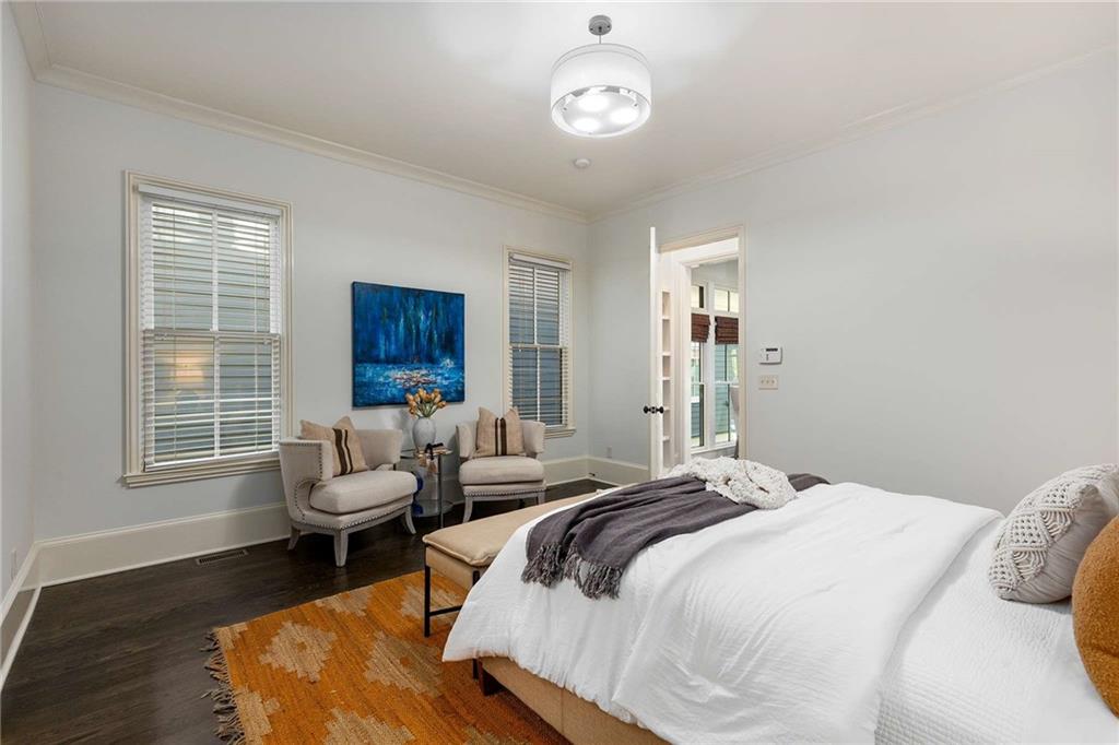 147 Hubbard Road Woodstock, GA 30188 - Photo 25 of 56 a bedroom with bed and a window