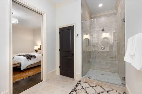 a room with furniture and windows