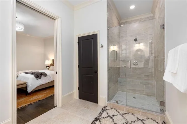 a room with furniture and windows