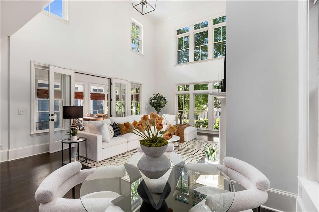 147 Hubbard Road Woodstock, GA 30188 - Photo 10 of 56 a living room with furniture and a potted plant