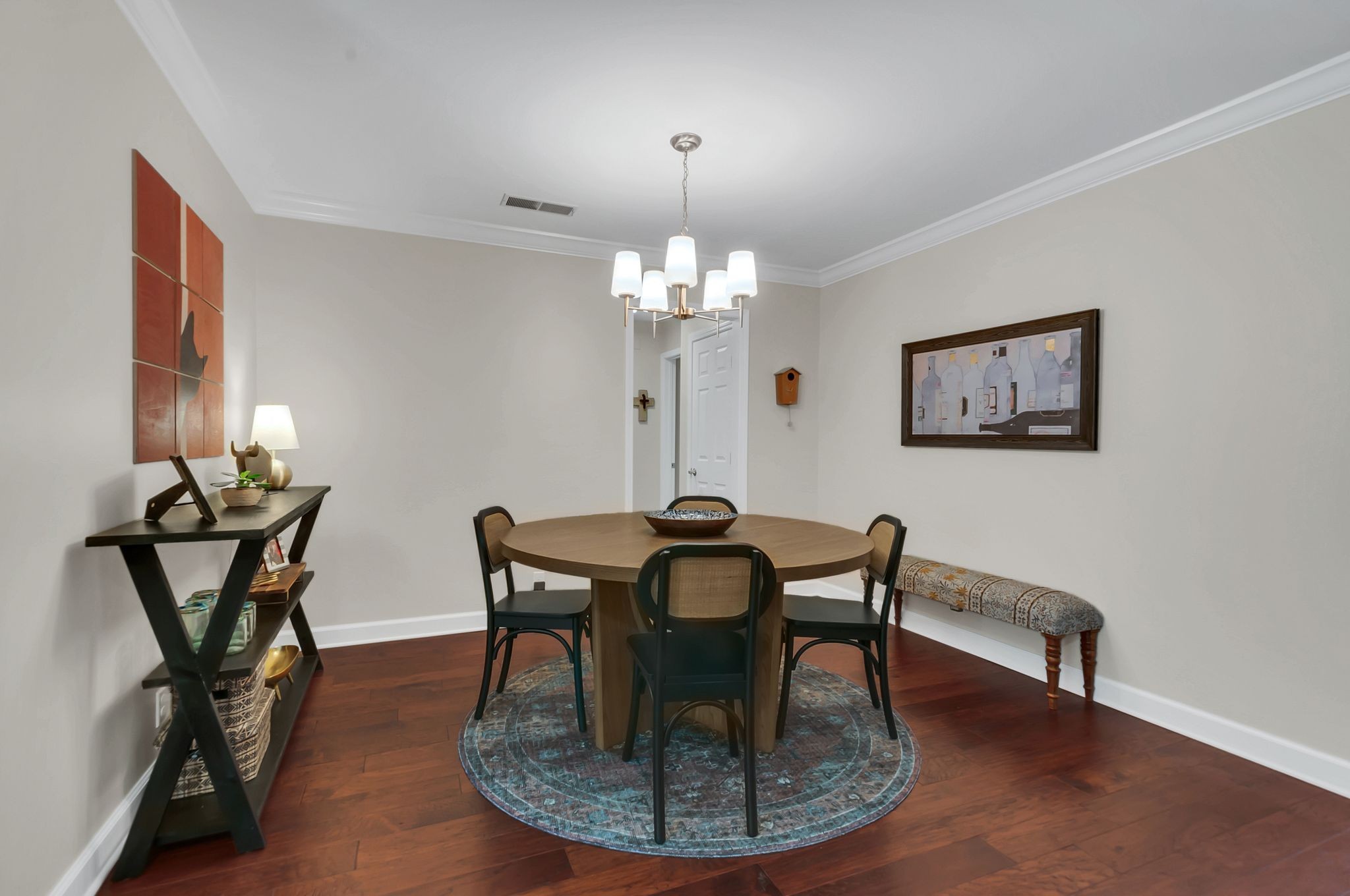 1343 General George Patton Road Nashville, TN 37221 - Photo 13 of 41 a view of a dining room with furniture and wooden floor