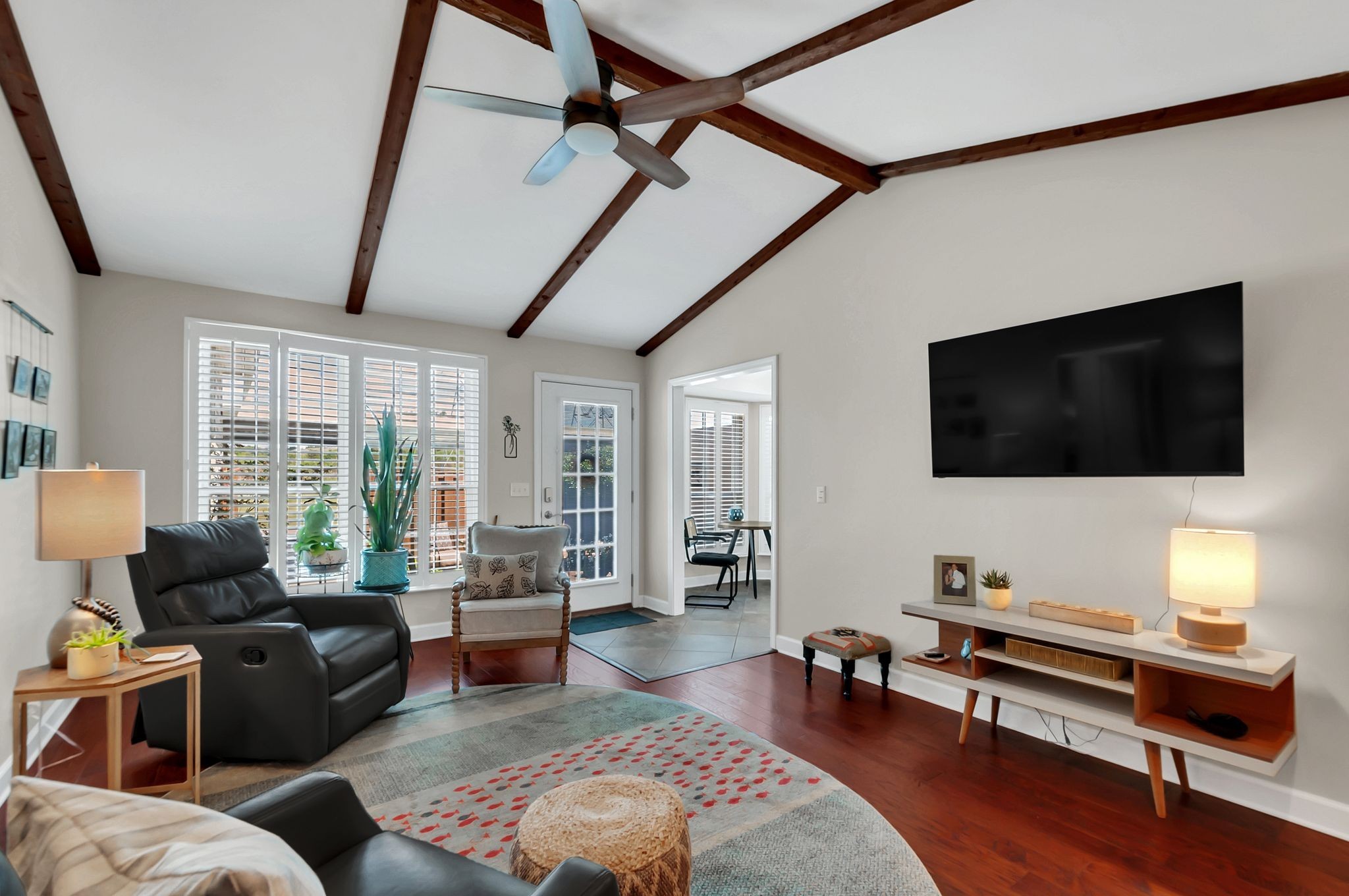 1343 General George Patton Road Nashville, TN 37221 - Photo 19 of 41 a living room with furniture and a flat screen tv