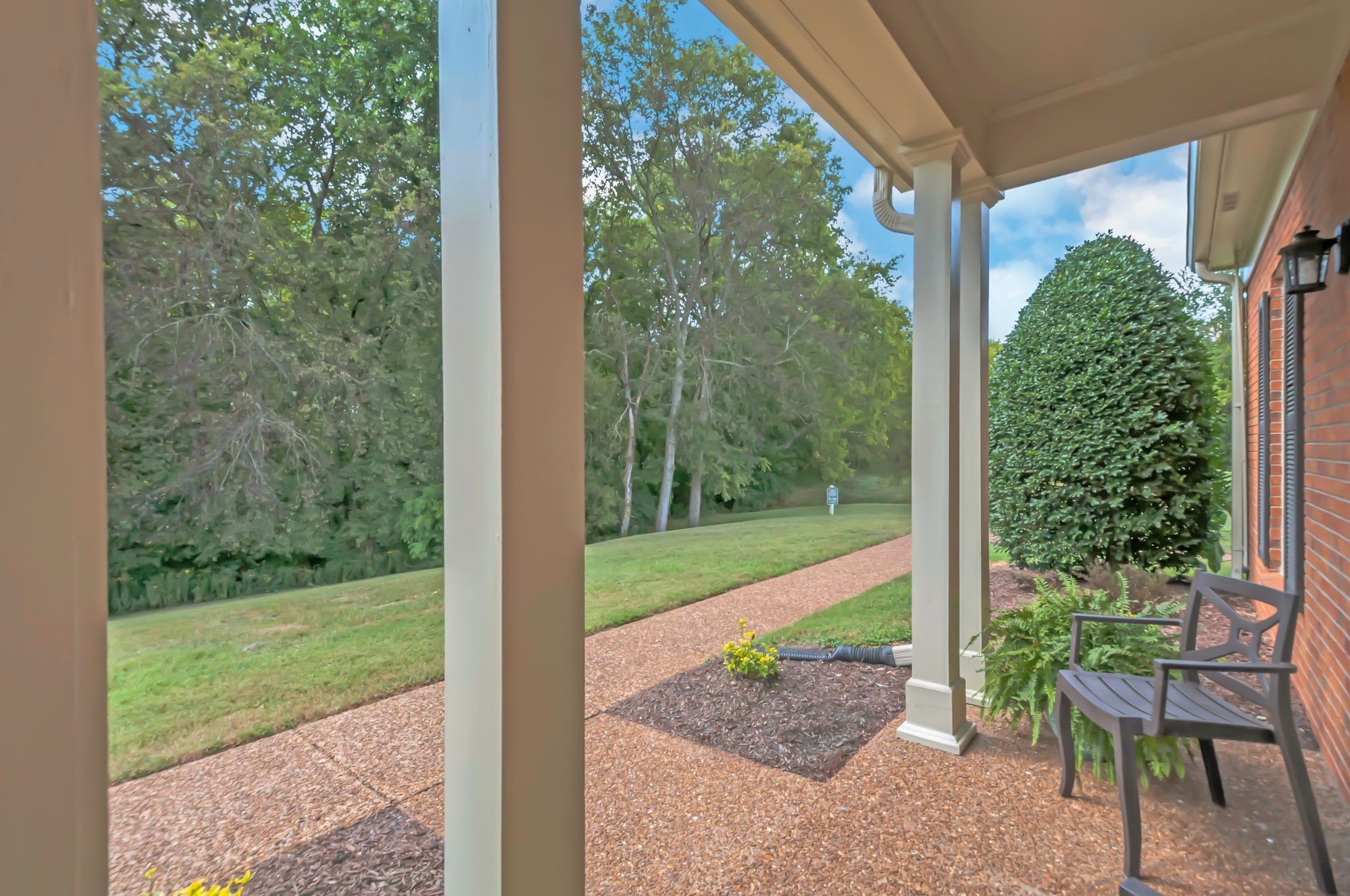 1343 General George Patton Road Nashville, TN 37221 - Photo 4 of 41 a view of a porch with a backyard