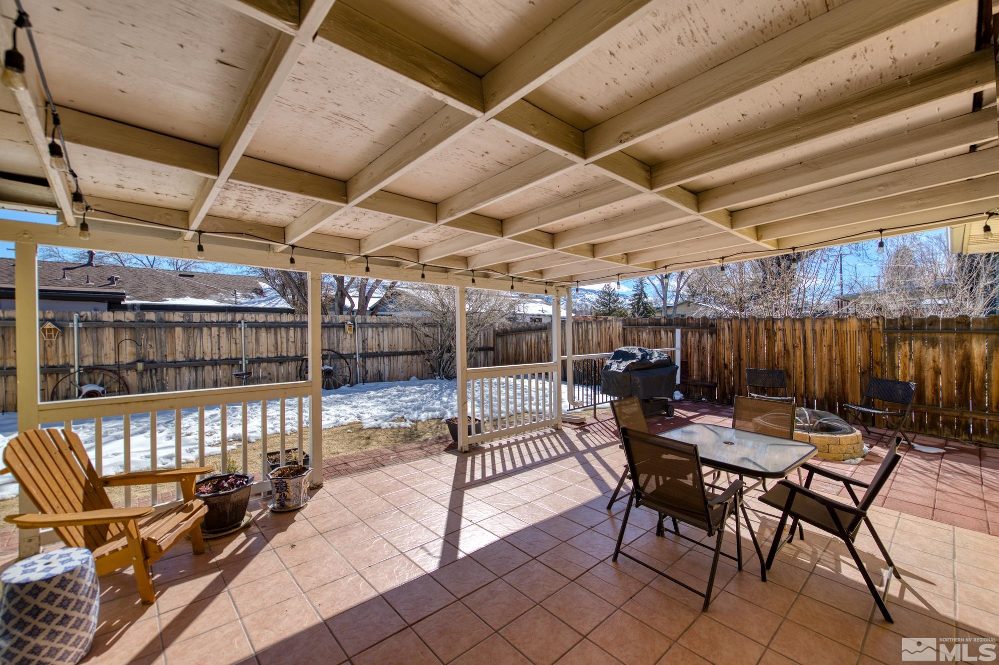 1830 West 7th Street Reno, NV 89503 - Photo 35 of 36 a view of a backyard with sitting area