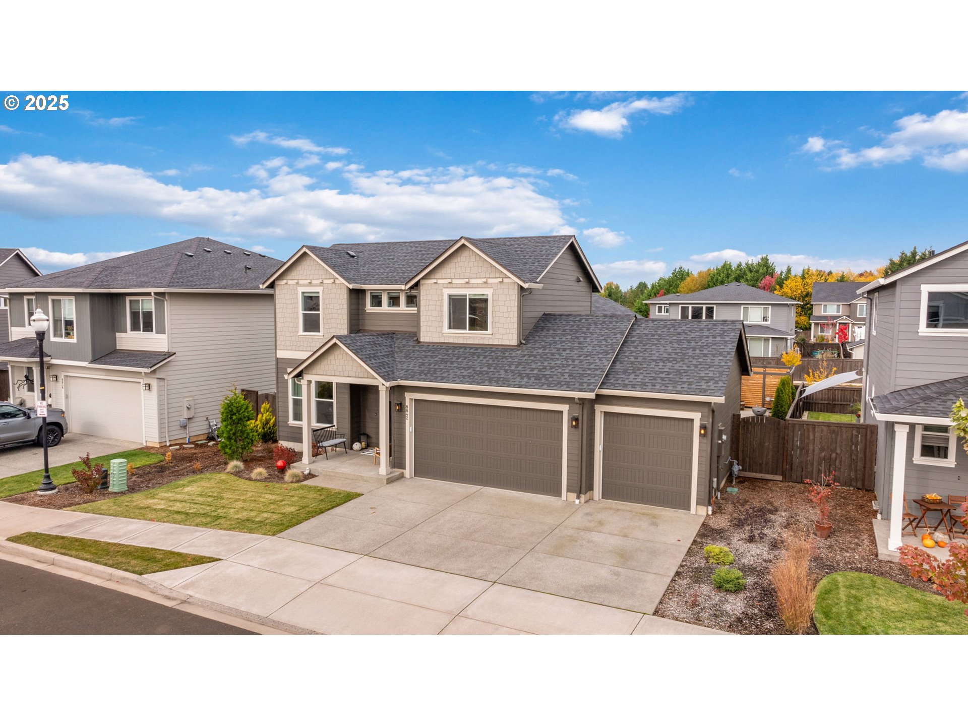 8842 North 3rd Circle Ridgefield, WA 98642 - Photo 8 of 46 a black and white photo of a house