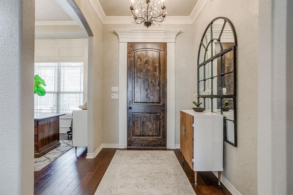 1615 Sanger Drive Springtown, TX 76082 - Photo 5 of 40 a view of an entryway with wooden floor