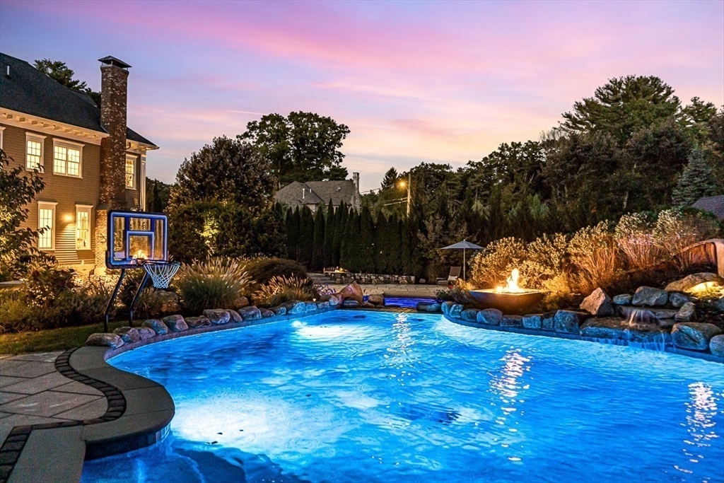 11 Village Lane Needham, MA 02492 - Photo 39 of 42 a view of an outdoor space pool patio and outdoor seating