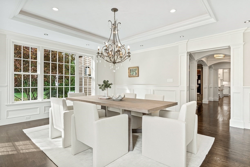 11 Village Lane Needham, MA 02492 - Photo 7 of 42 a very nice looking dining room with a large window