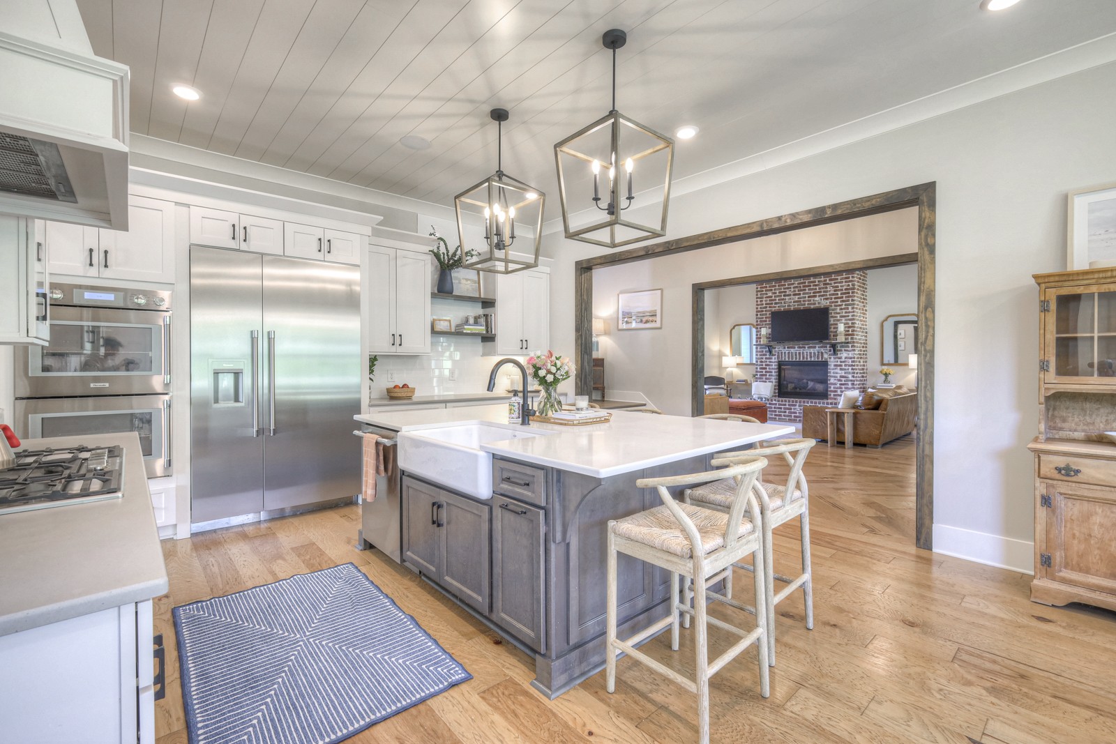 6929 Cross Keys Road College Grove, TN 37046 - Photo 9 of 72 a kitchen with stainless steel appliances a dining table and chairs