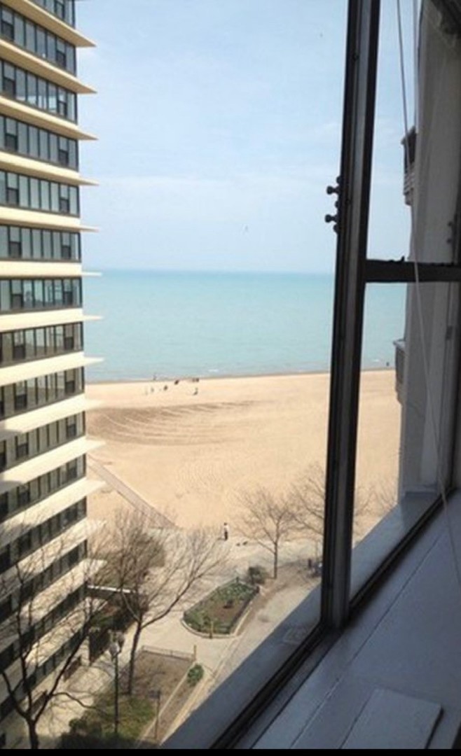 5757 North Sheridan Road, Unit 9G Chicago, IL 60660 - Photo 9 of 16 a view of ocean from a window