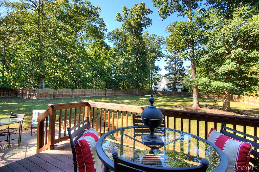 13506 Brandy Oaks Road Chesterfield, VA 23832 - Photo 23 of 24 Rear deck and newly installed patio