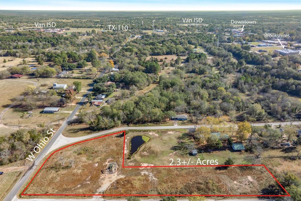 0 West Ohio Street Van, TX 75790 - Photo 2 of 21 an aerial view of a house