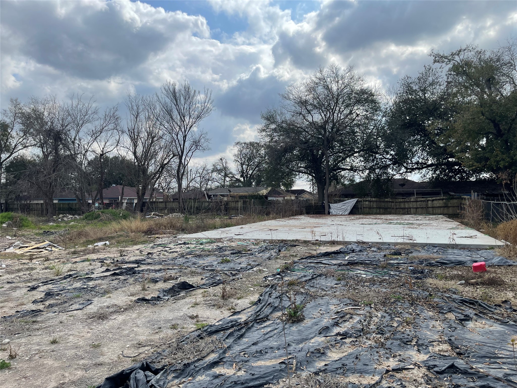 0 John Alber Road Houston, TX 77076 - Photo 15 of 31 a view of dirt yard with a fountain