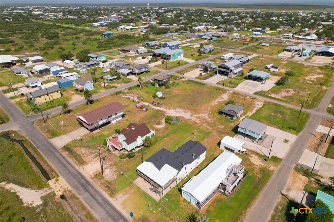 604 Maple Street Port O'Connor, TX 77982 - Photo 39 of 46 an aerial view of residential houses with outdoor space
