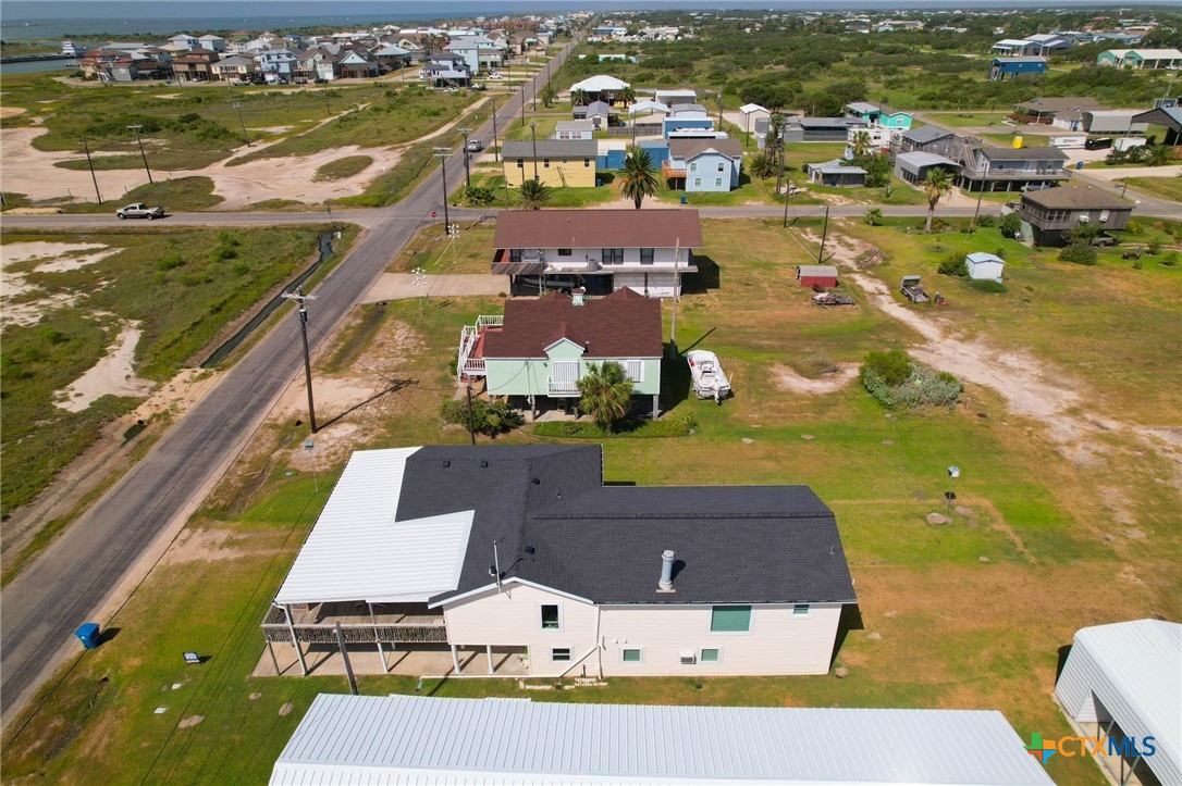 604 Maple Street Port O'Connor, TX 77982 - Photo 46 of 46 an aerial view of residential houses with outdoor space