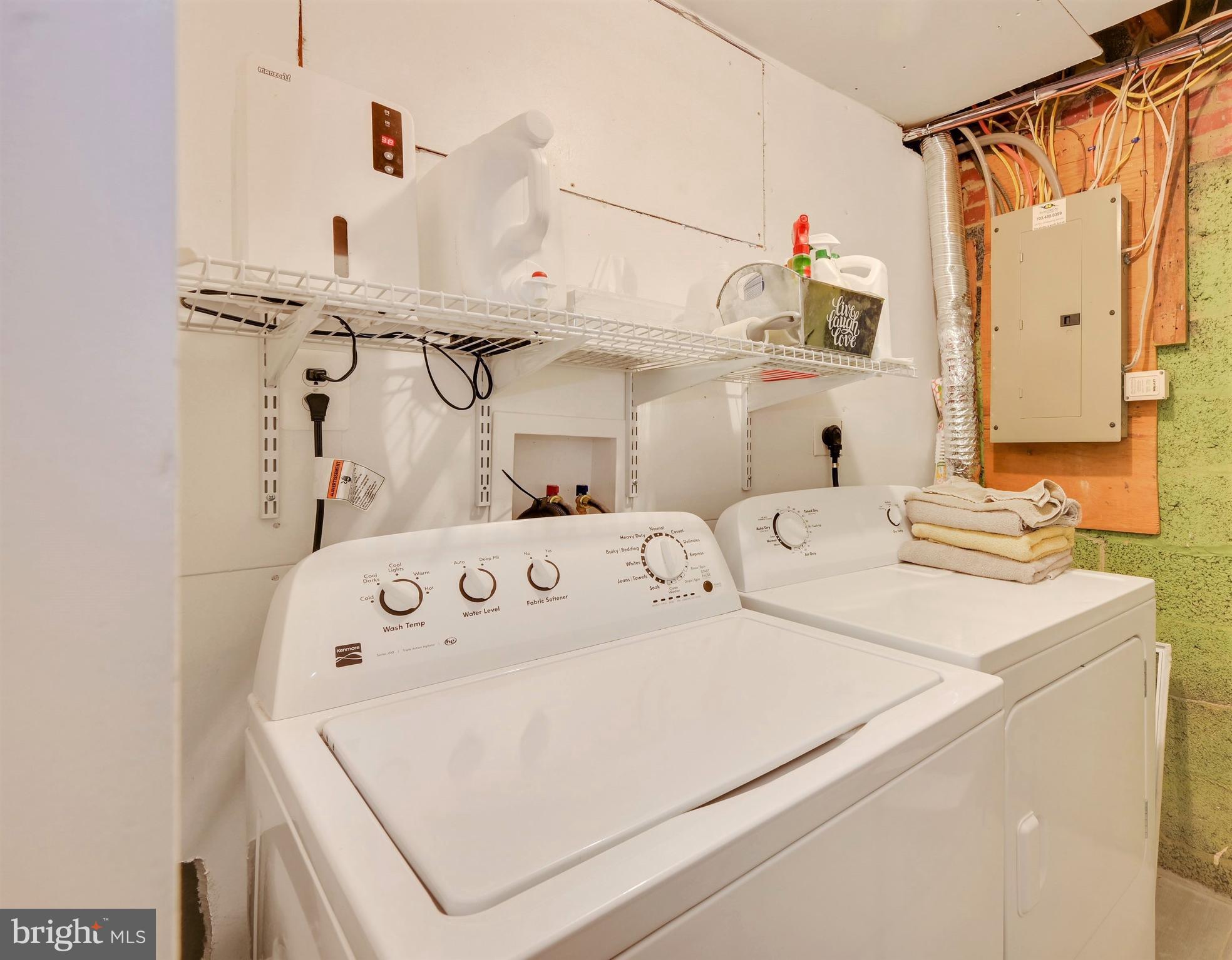 3631 South Kemper Road Arlington, VA 22206 - Photo 19 of 30 Washer and Dryer in separate Laundry Room