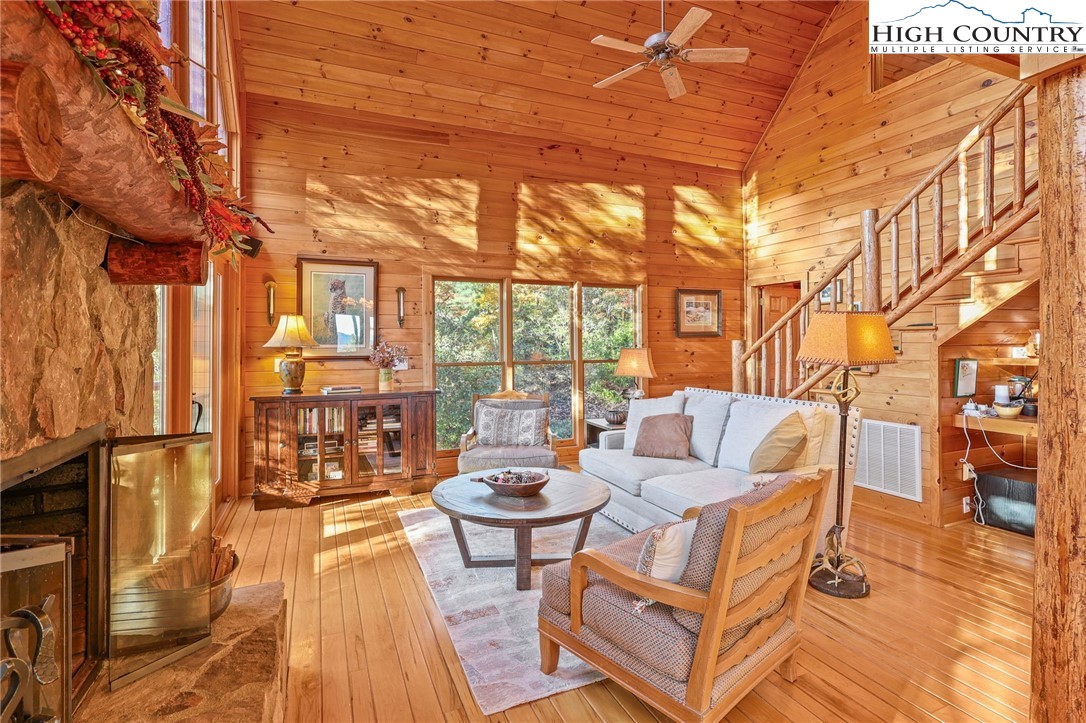 675 Cabin Ridge Road Ferguson, NC 28624 - Photo 12 of 50 a outdoor living space with patio furniture