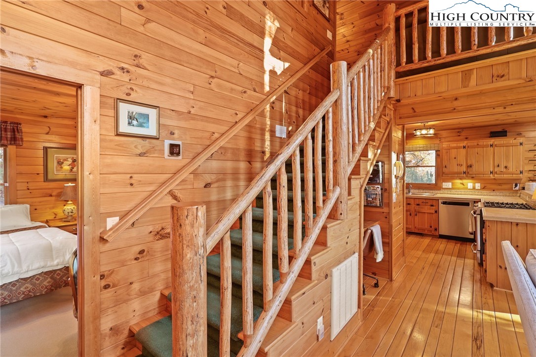 675 Cabin Ridge Road Ferguson, NC 28624 - Photo 27 of 50 a view of entryway with wooden floor