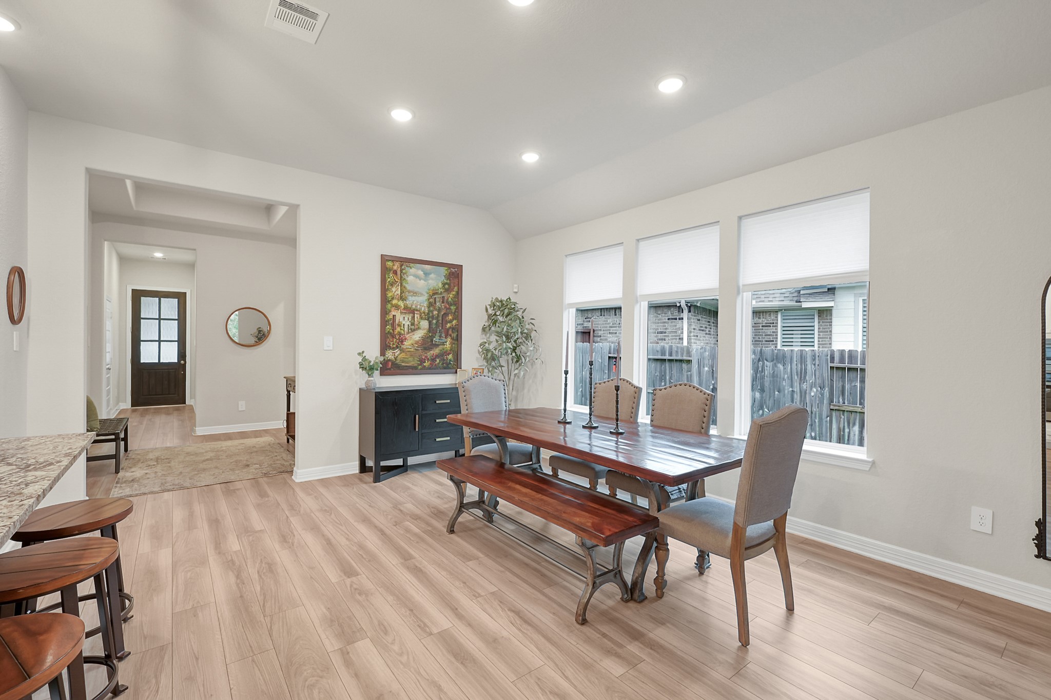 105 Dove Springs Court Conroe, TX 77304 - Photo 20 of 49 a dining room with furniture and window